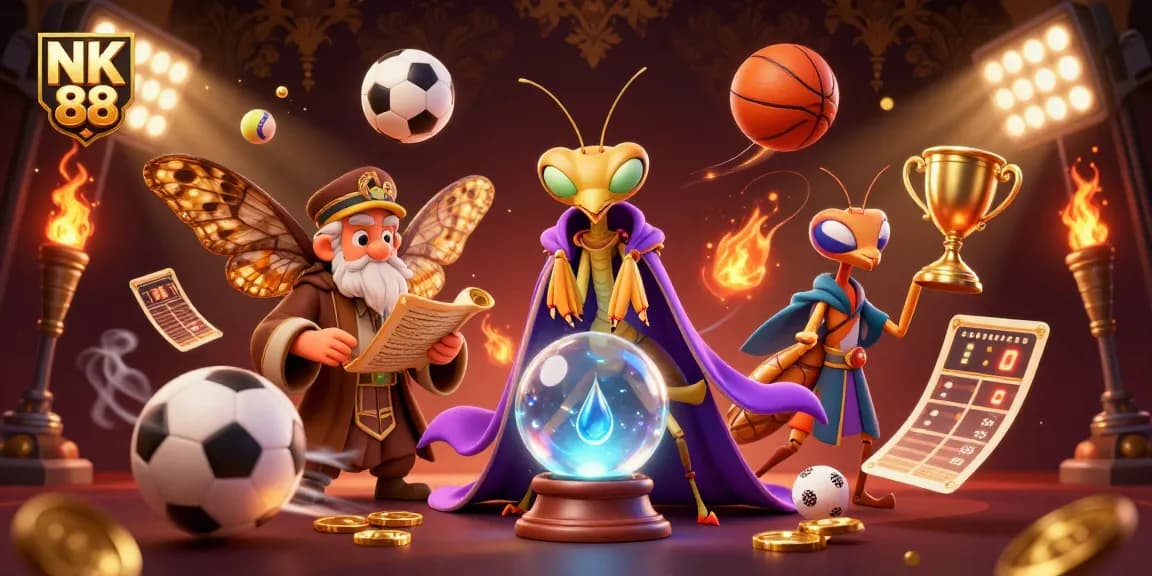 Experience thrilling gameplay at NK 88 with vibrant casino elements and dynamic characters.