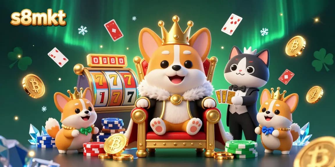 Experience thrilling gameplay at s8mkt with lively royalty-themed card and slot gaming elements.