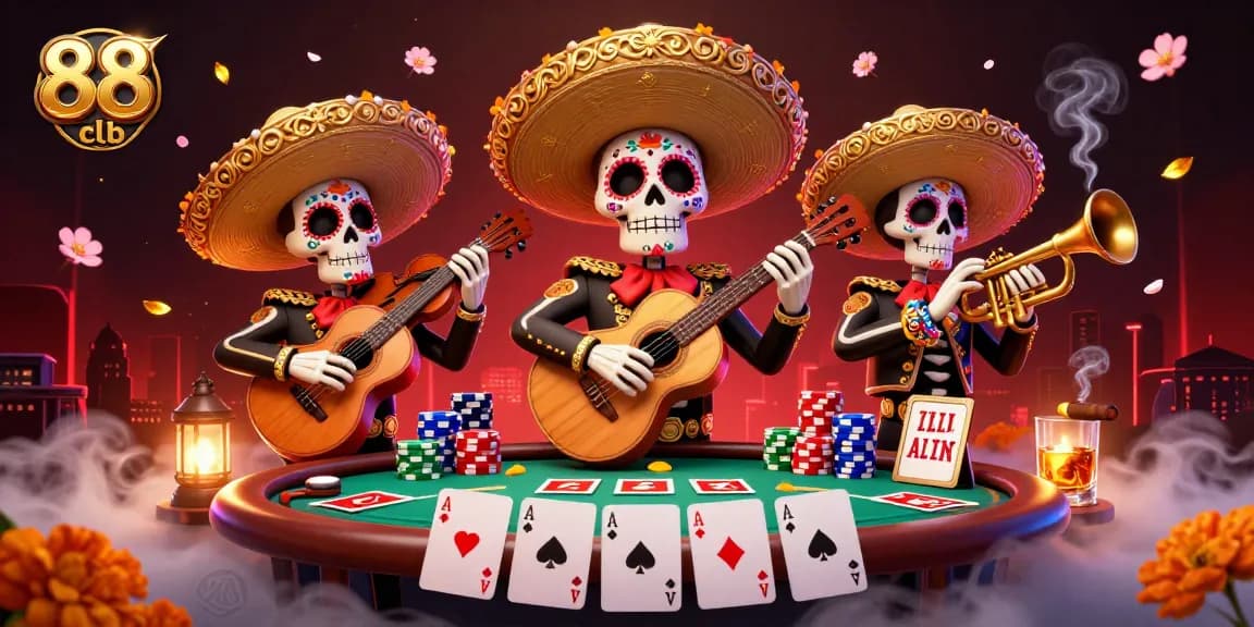 Experience thrilling poker action at 88 clb with vibrant characters and gameplay elements.