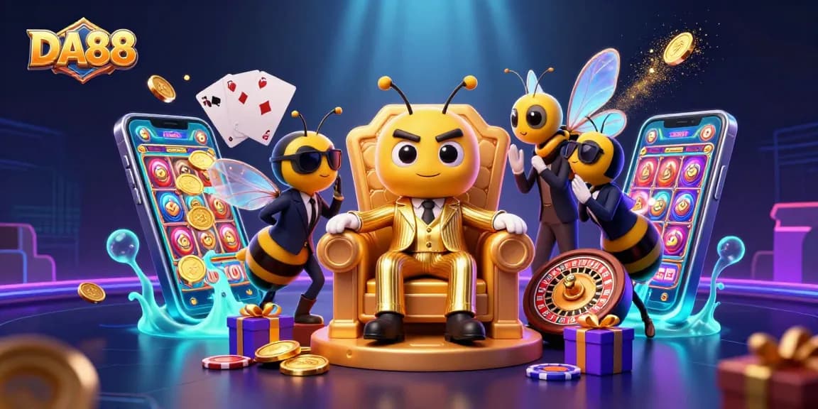 Bet on exciting slots at DA88 featuring dazzling games and rewards in a vibrant casino scene.