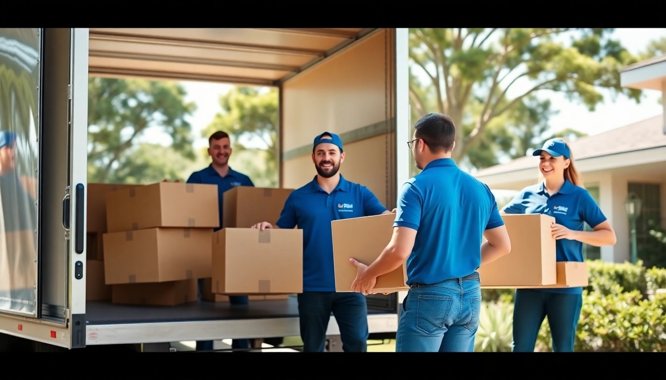 Movers Hilton Head Island SC helping a family relocate in a professional manner.