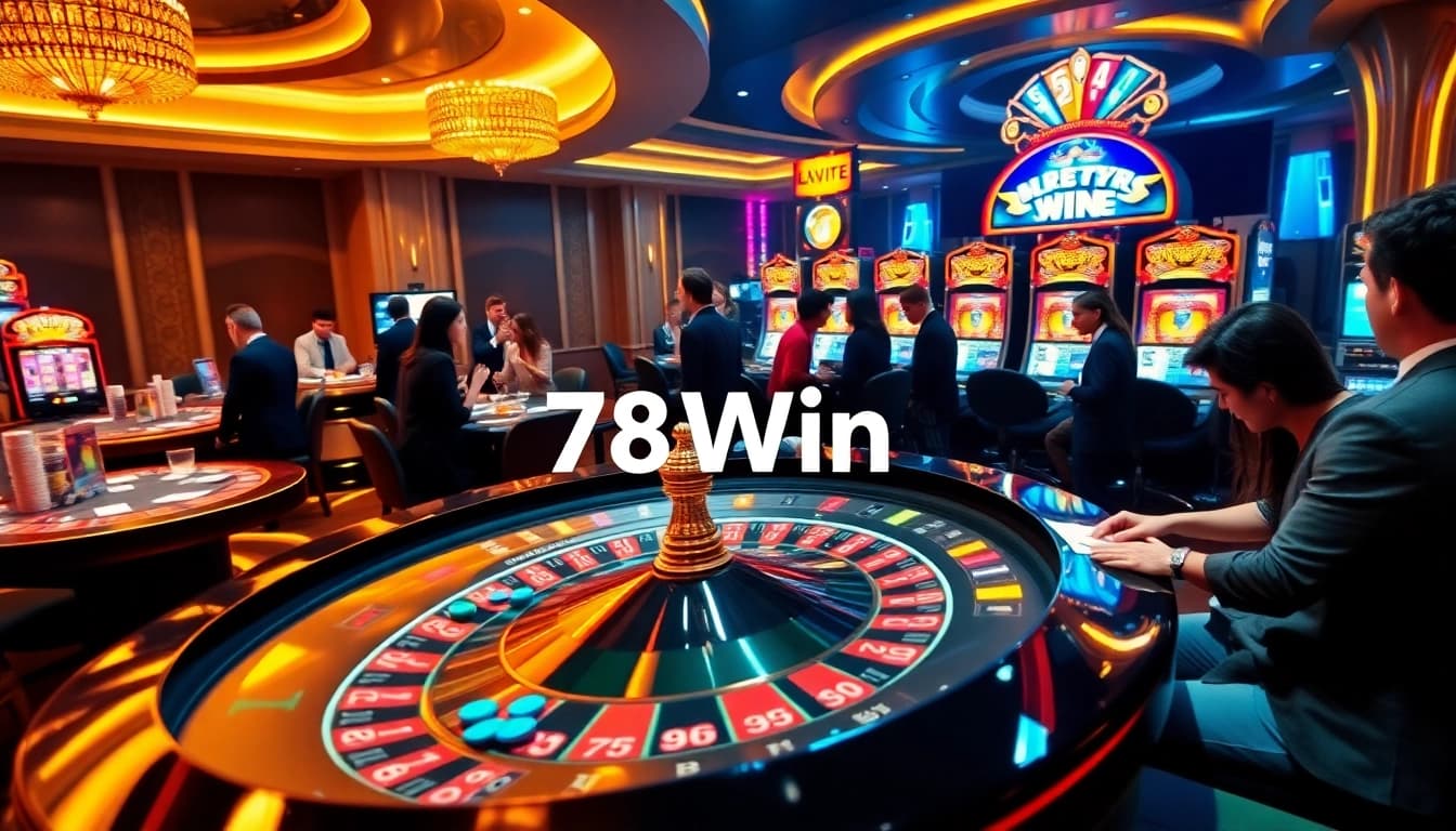 Experience dynamic online gameplay at 78Win with thrilling casino games and vibrant slot machines.