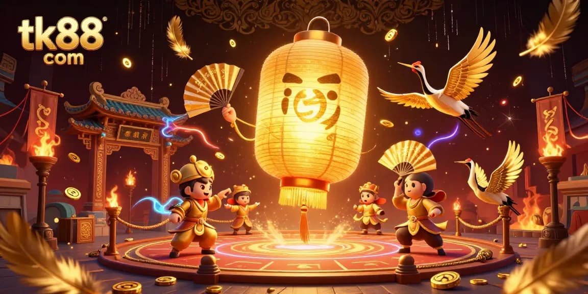 Experience thrilling moments at tk88 com with vibrant gaming characters and rich casino elements.