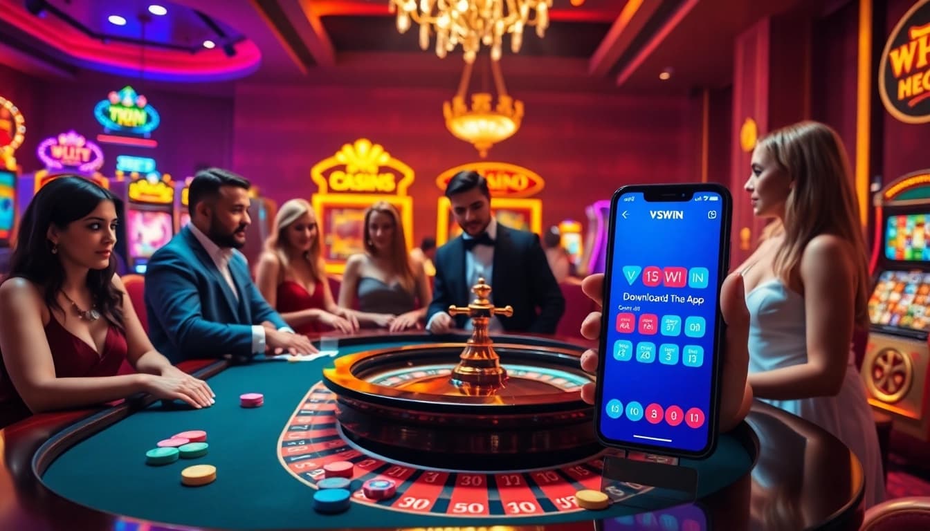 Experience the thrill of casino excitement as you tải app vswin for on-the-go gambling!