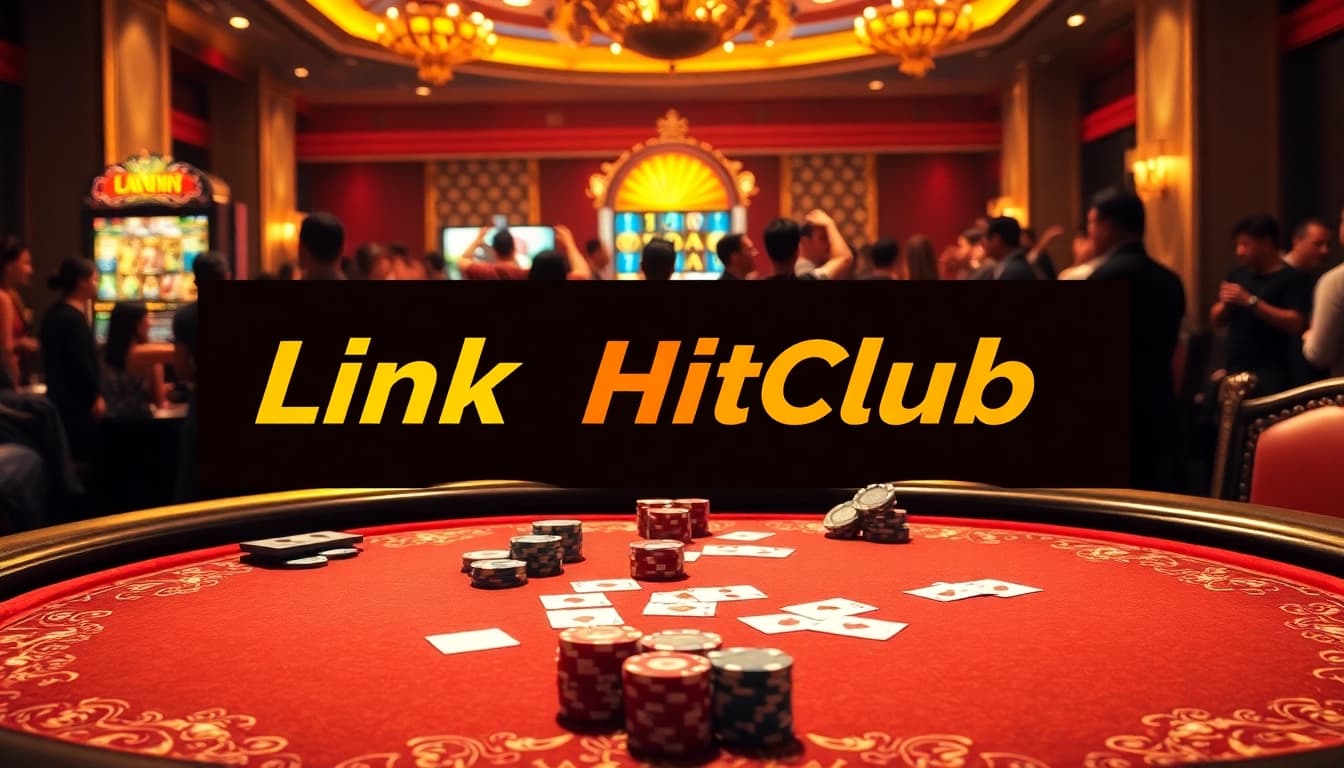 Experience thrilling gambling at Hitclub with the Link Hitclub mới nhất showcased in a luxurious casino.