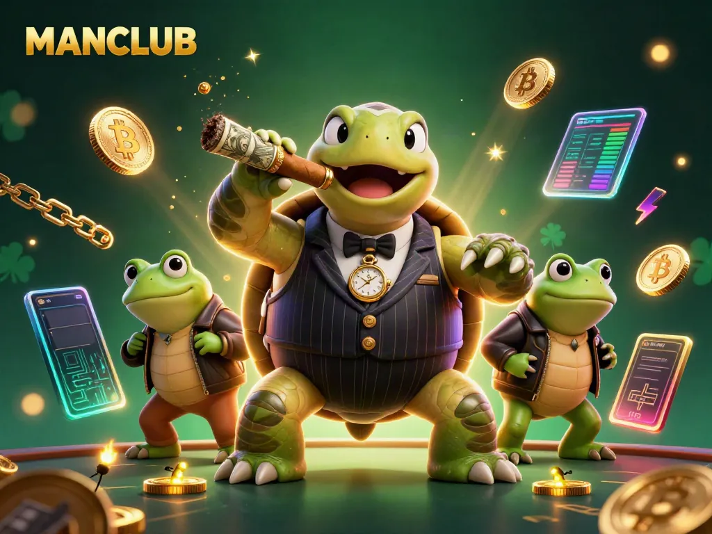 Experience thrilling gameplay at MANCLUB with a vibrant 3D casino scene showcasing unique characters and exciting elements.