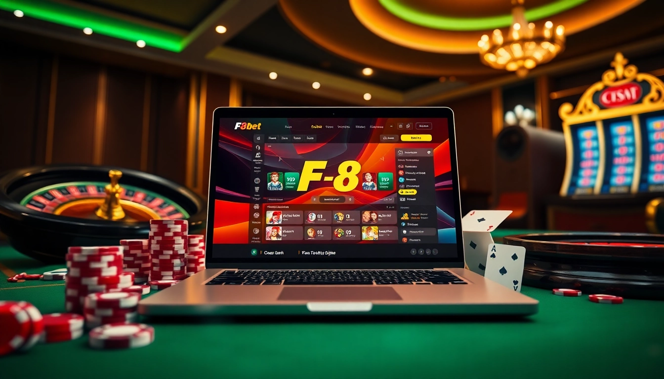 Experience the thrill of F8 bet with a dynamic online gambling scene featuring casino essentials.