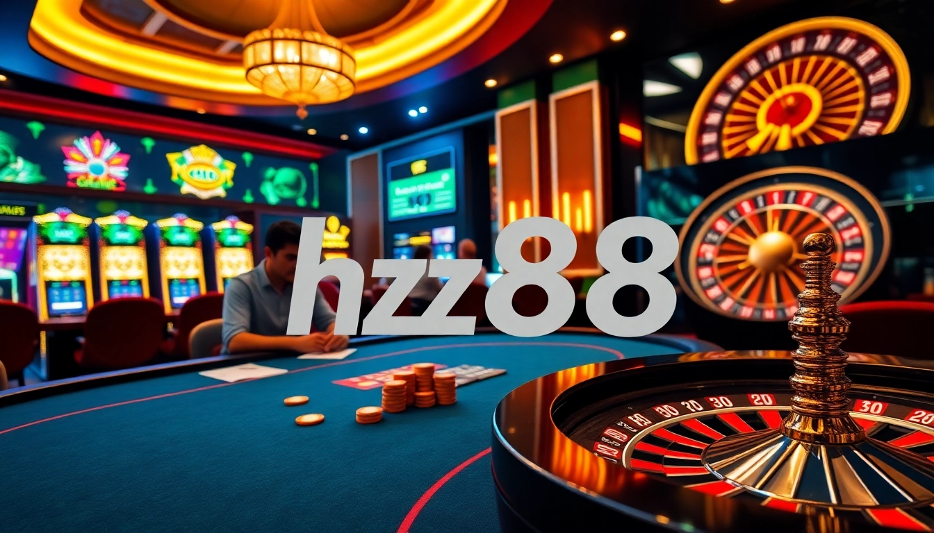 Experience the thrill of hz88 with vibrant casino games and exciting online interfaces.