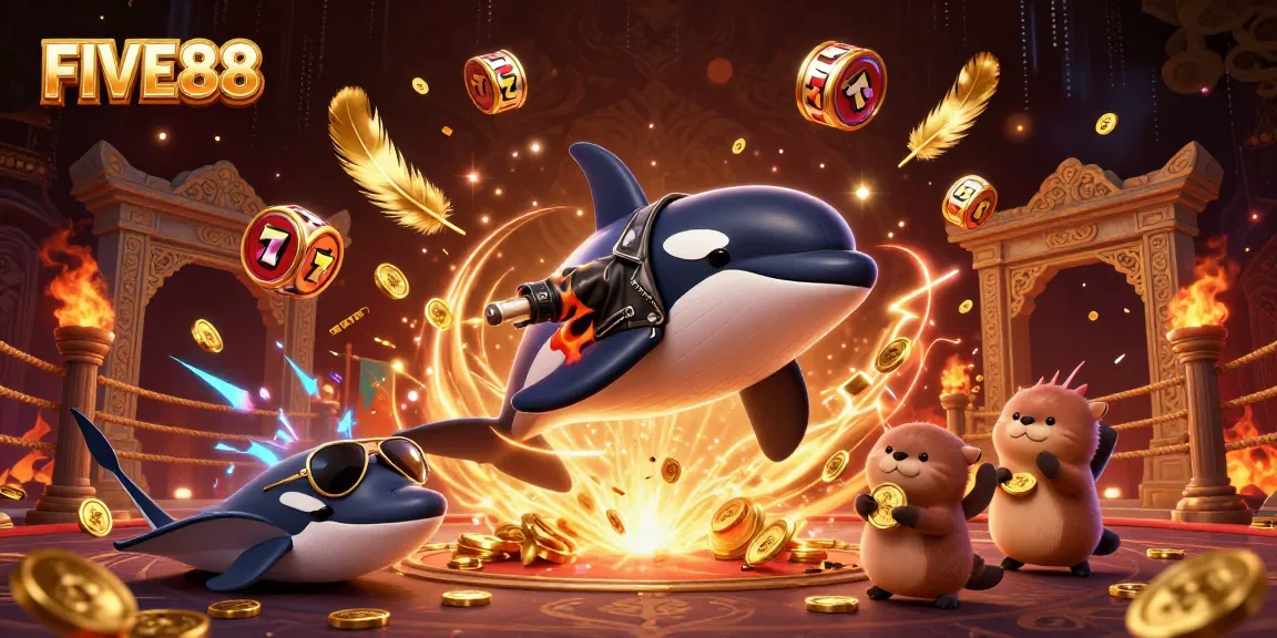 Join the adventure at FIVE88 casino with vibrant characters and thrilling slot games full of golden treasures.