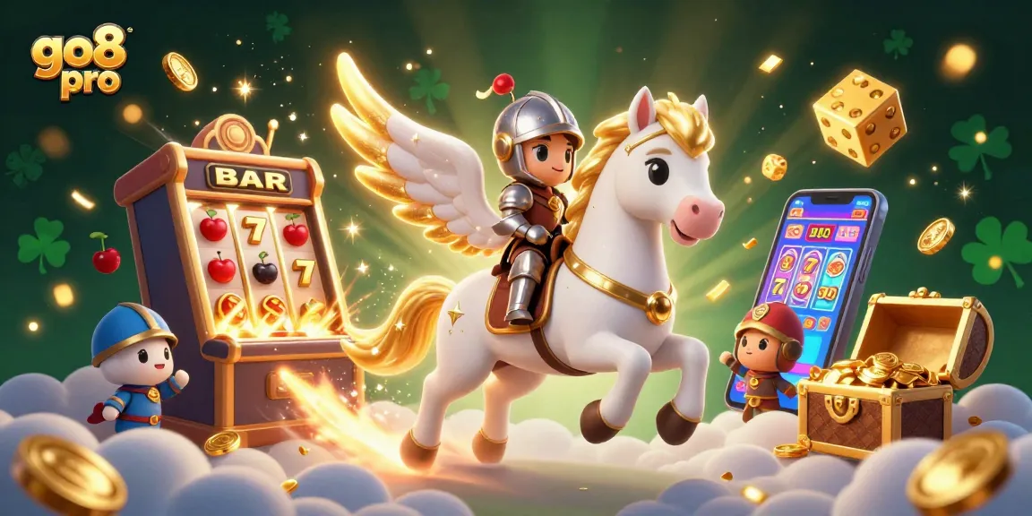 Win big at go8 pro with vibrant casino-themed illustration showcasing thrilling gameplay and epic jackpot!