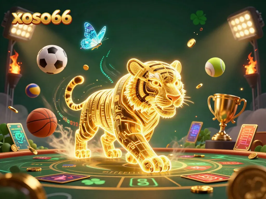 Engage with xoso66 and explore vibrant casino energy in a captivating 3D illustration.