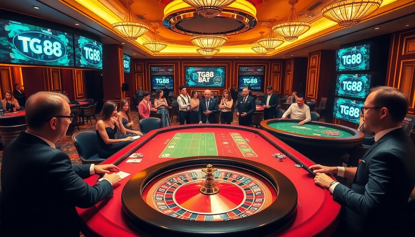Experience the thrill of winning with TG 88 at luxurious casino tables and exciting gaming action.
