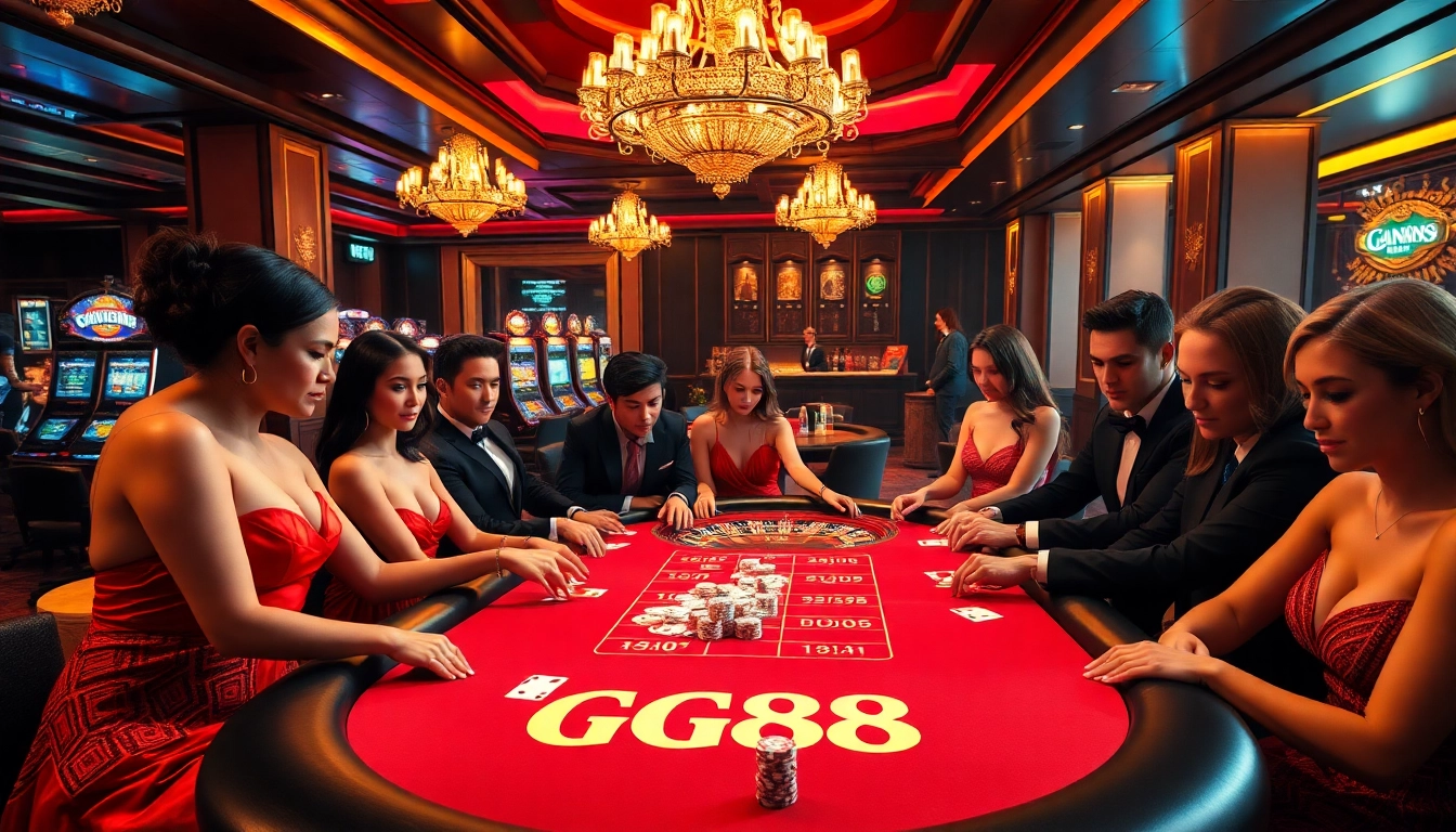 Experience the thrill of GG88 poker with intense gameplay and luxurious casino ambiance.