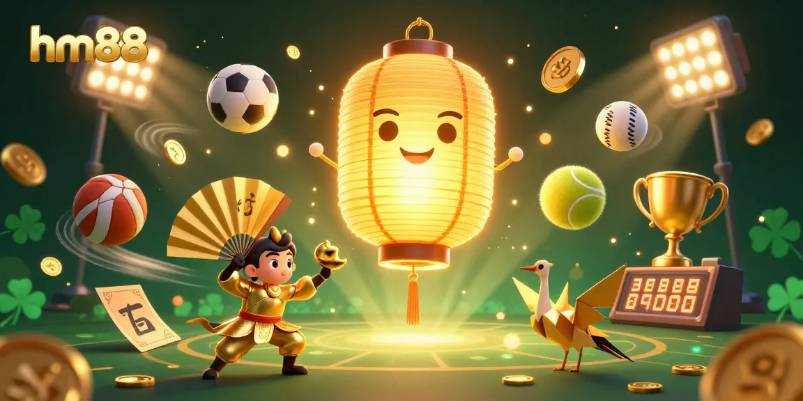 Engage in thrilling gameplay at hm88 casino with vibrant golden lantern spirits and exciting sports elements.