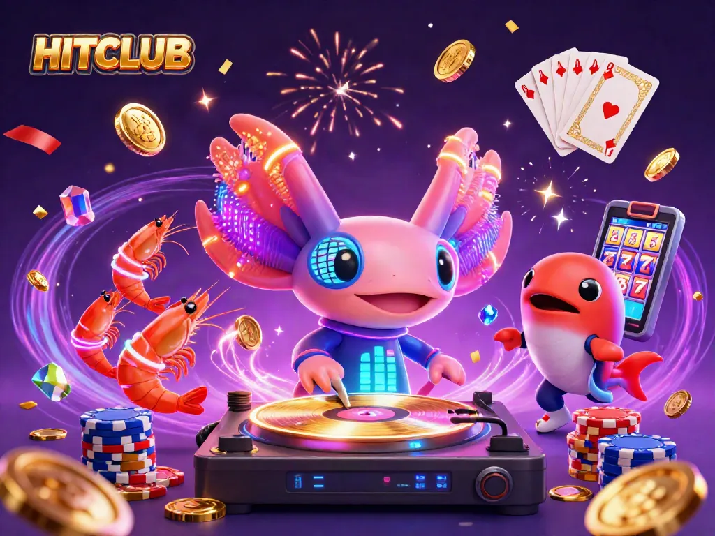 Cascade of coins and vibrant gameplay introduces HITCLUB in a captivating casino experience.