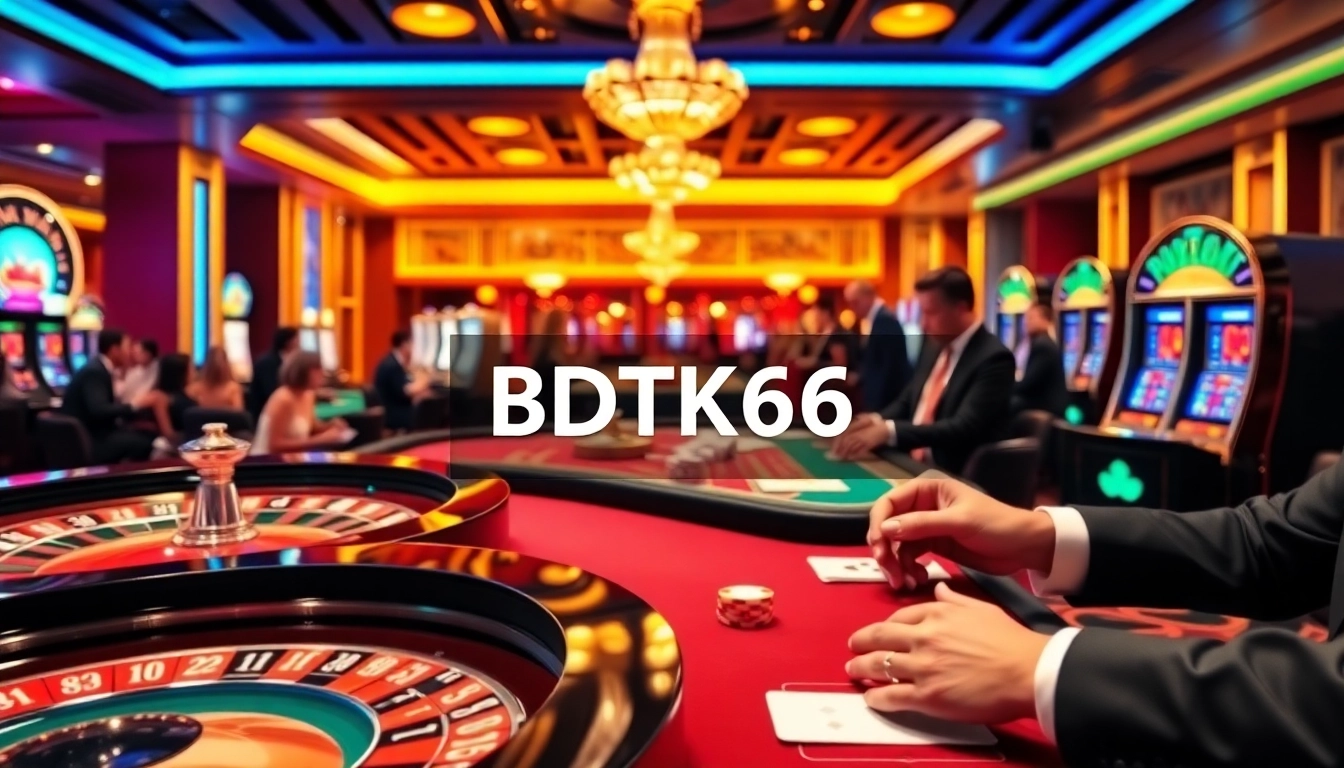 Experience the thrill of BDTK66 with vibrant casino action and exciting gameplay.