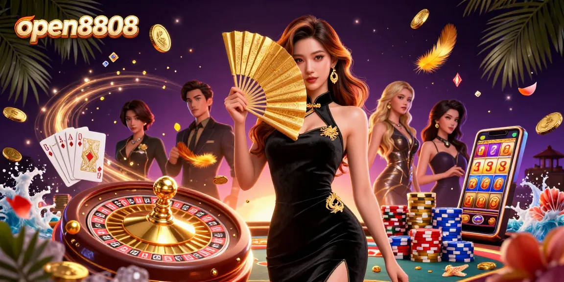 Experience thrilling action with open8808 featuring stunning casino visuals and vivid game elements.