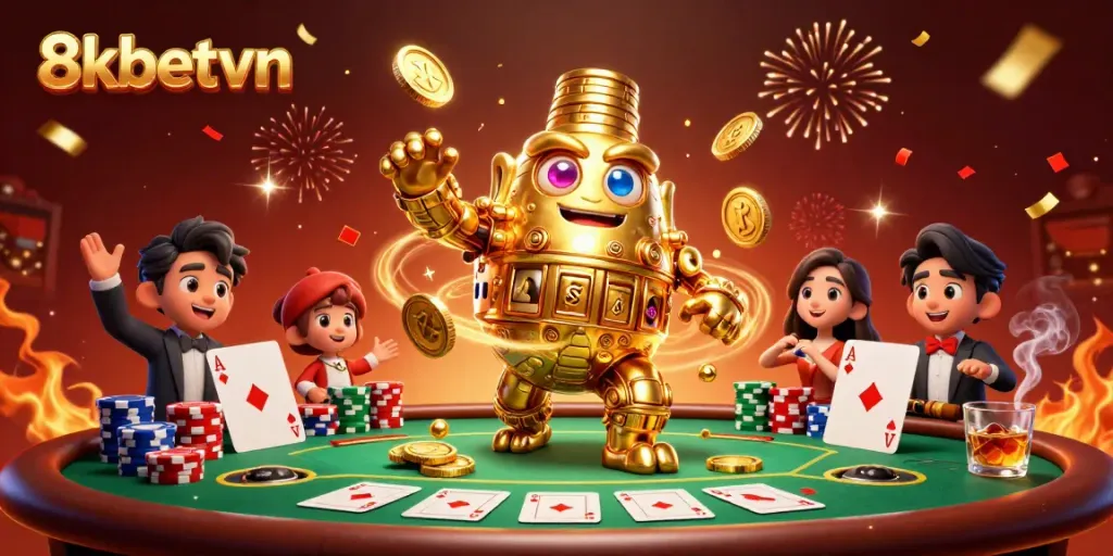Experience thrilling gameplay with 8xbetvn's exciting casino atmosphere and stunning visuals.