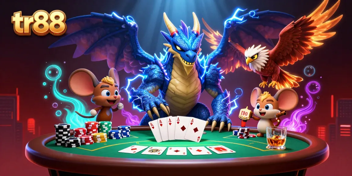 Engage in exciting gameplay at tr88 with stunning poker visuals and vibrant characters.
