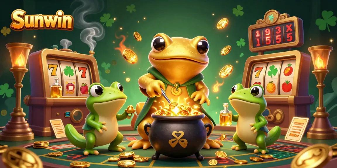 Engage with Sunwin's immersive casino environment featuring golden elements and exciting game action.