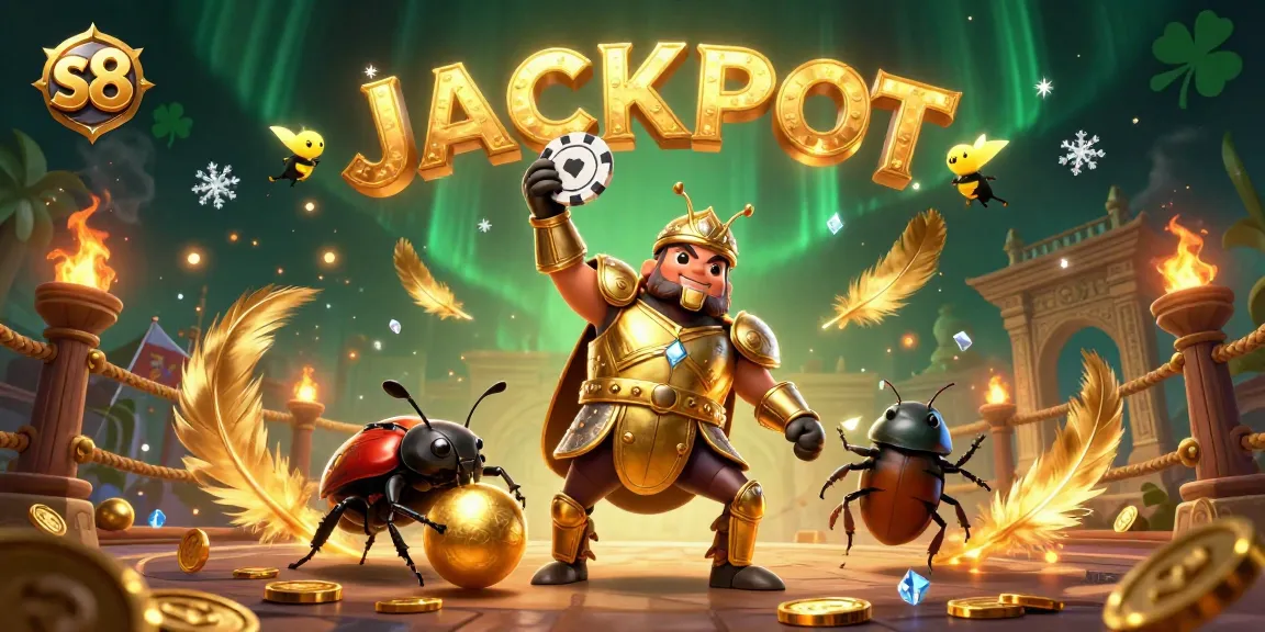Experience the thrill of winning with s8's jackpot challenges featuring vibrant characters.