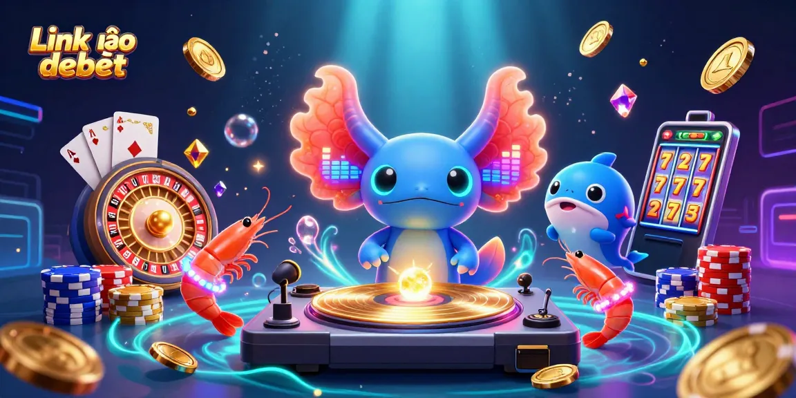 Experience Link vào debet with vibrant 3D characters enjoying a lively casino scene